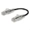 Add-On 6IN RJ-45 MALE TO RJ-45 MALE CAT6 STRAIGHT BLACK SLIM UTP COPPER PVC P ADD-0-5FSLCAT6-BK - alternate 6